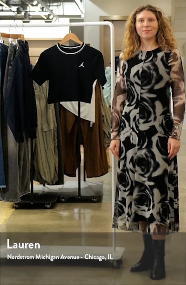 Stripe Crewneck Crop Top, sales video thumbnail