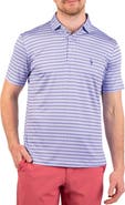 TailorByrd Geometric Stars Print Performance Polo