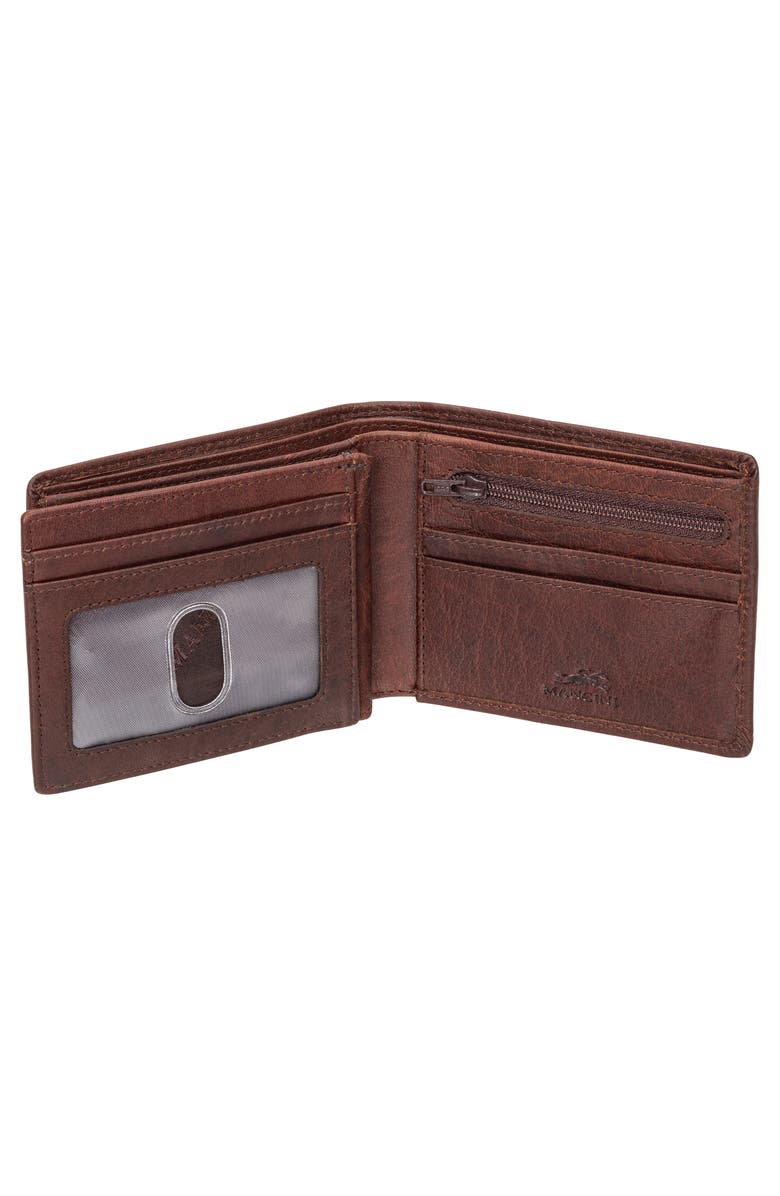Mancini Buffalo RFID Center Wing Wallet with Coin Pocket, Alternate, color, 