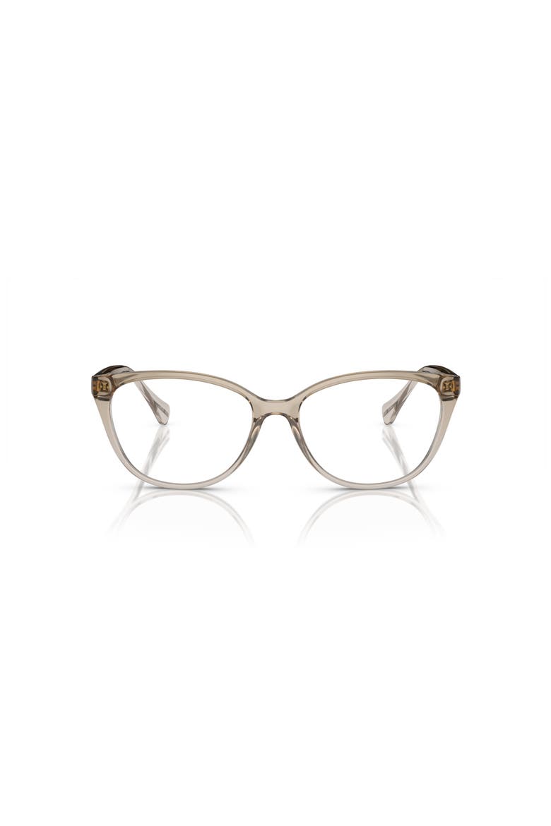53mm Cat Eye optical glasses, Alternate, color, Brown