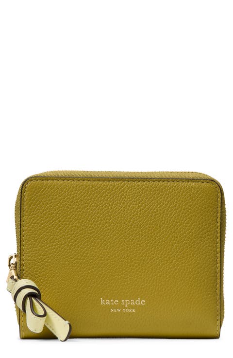 small loop colorblock pebbled leather zip wallet