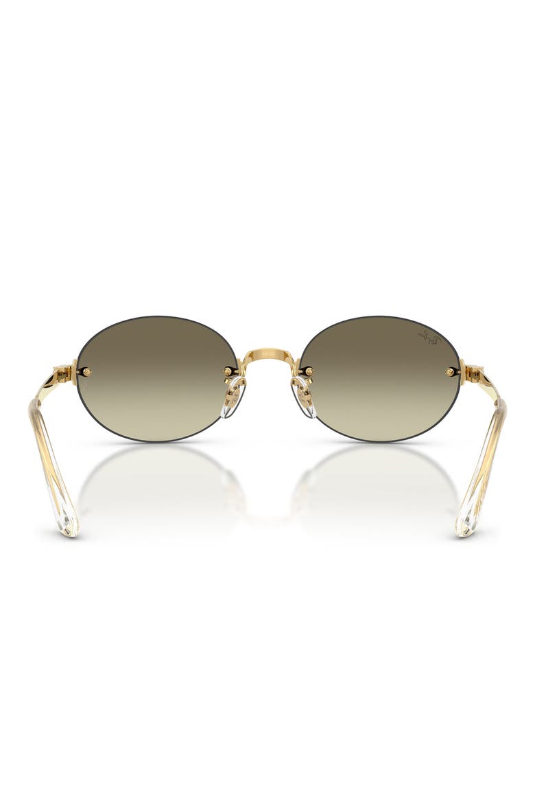 x A$AP Rocky 54mm Gradient Oval Sunglasses, Alternate, color, ARISTA / BROWN GOLD
