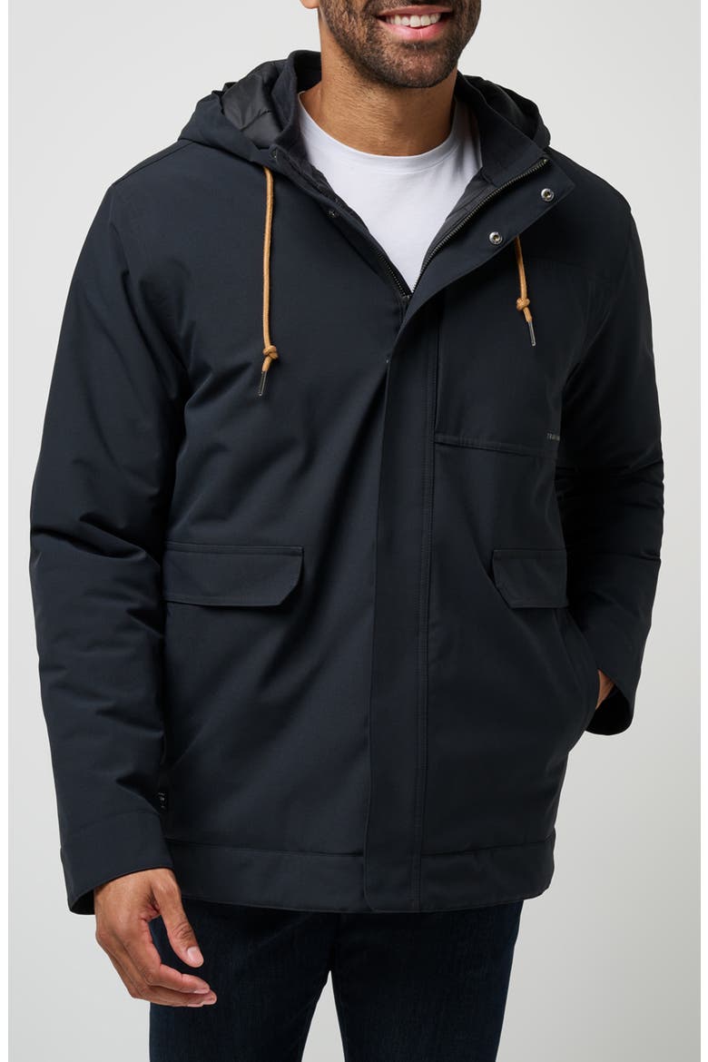 Mountain Pass Waterproof Jacket, Main, color, BLACK