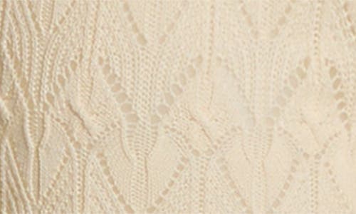 Elan Pointelle Cover-up Sweater Pants In Neutral
