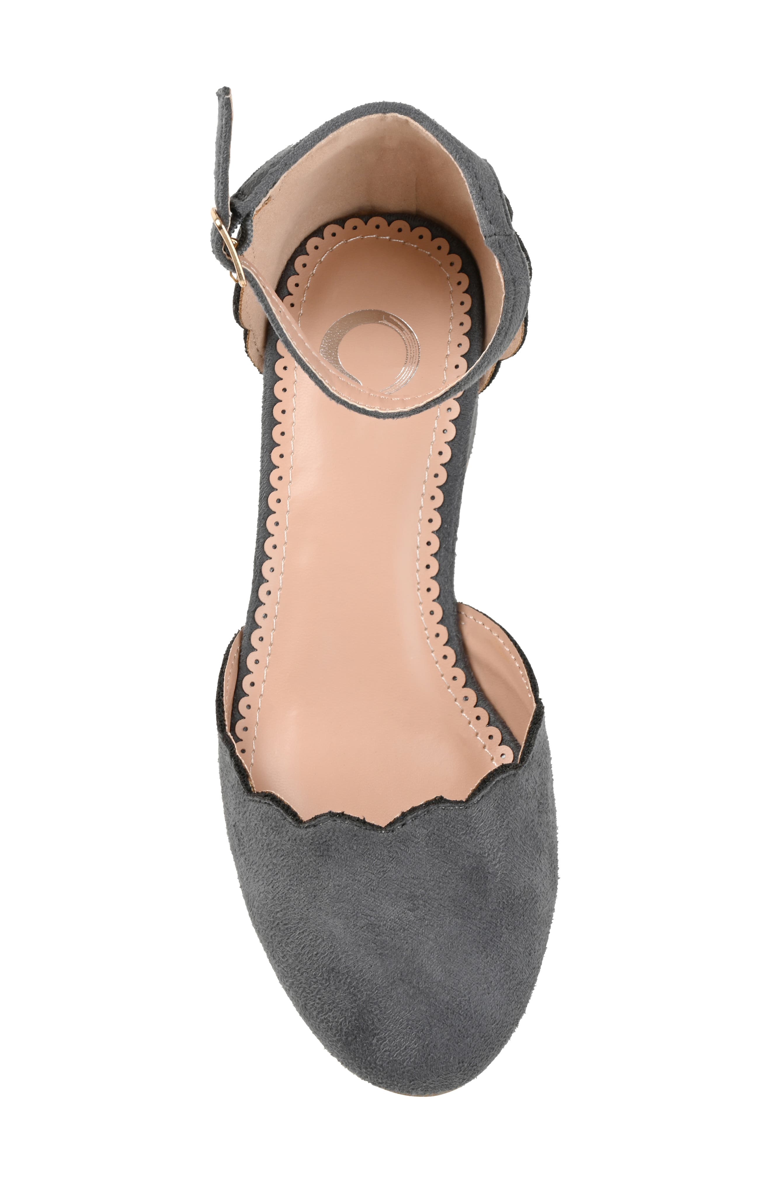 Edna Scallop Trim Pump, Alternate, color, GREY