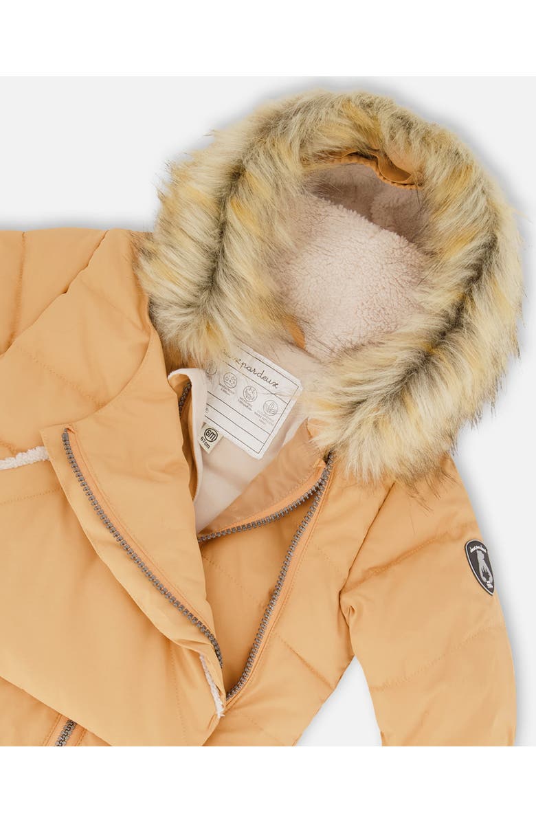 Deux par Deux Baby Boy's One Piece Baby Hooded Snowsuit Doe Designed For Car Seat, Alternate, color, 