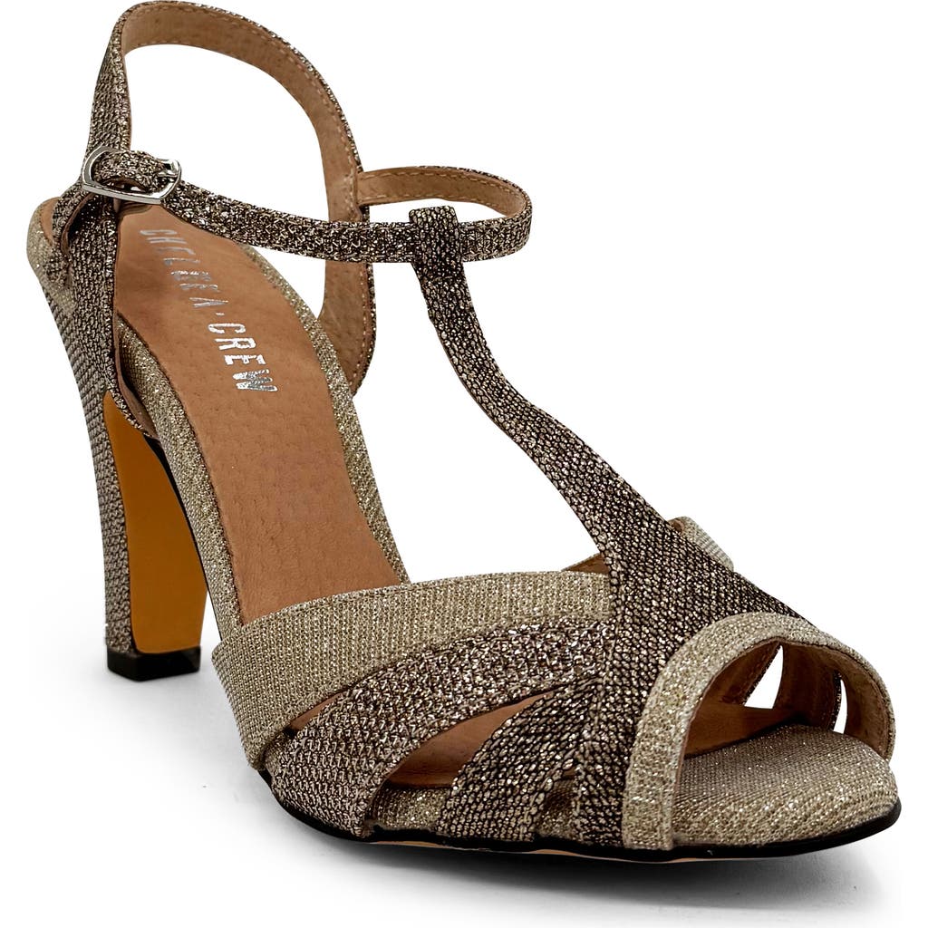 Chelsea Crew Diana T-strap Sandal In Metallic Multi