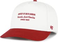'47 Men's '47 White South Carolina Gamecocks Contemporary Basics Two-Tone Hitch Adjustable Hat