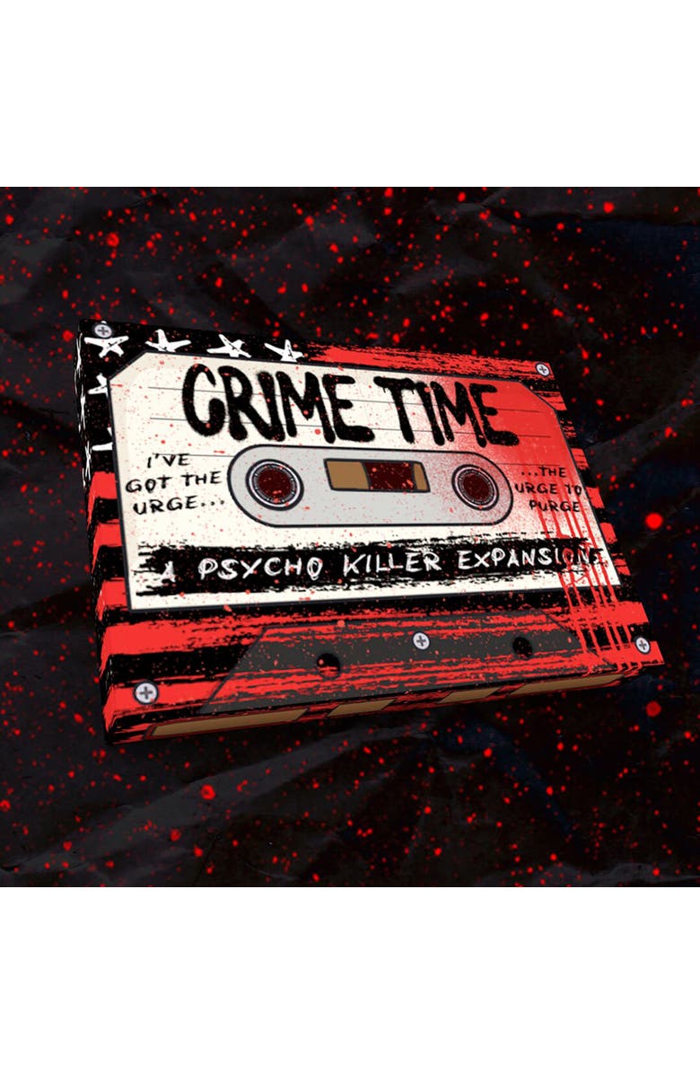 Psycho Killer Crimetime Expansion Party Card Game, Alternate, color, Red