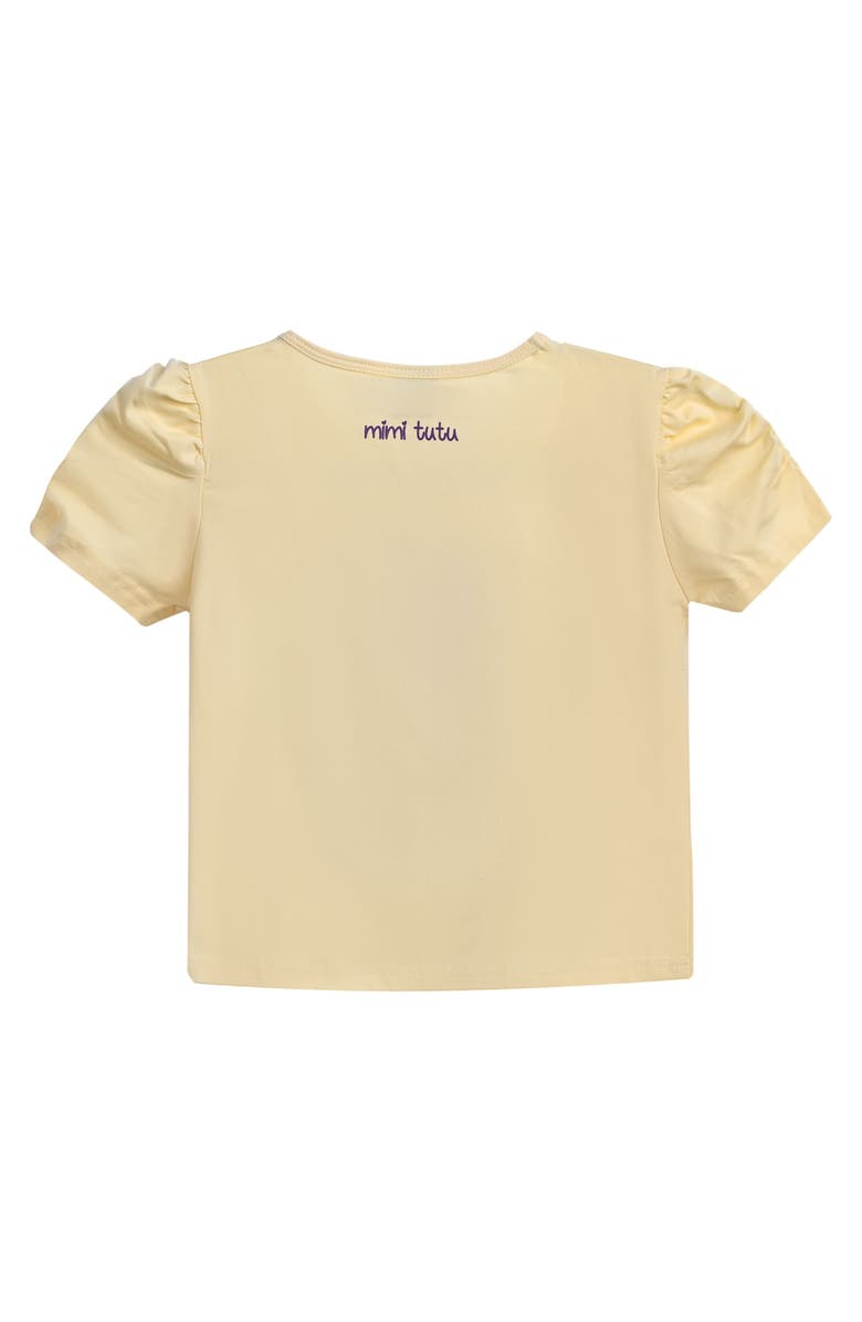 Mimi Tutu Unicorn T-Shirt, Alternate, color, Yellow