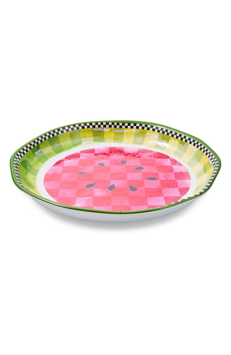 MACKENZIE CHILDS Watermelon Large Melamine Platter, Main, color, Green