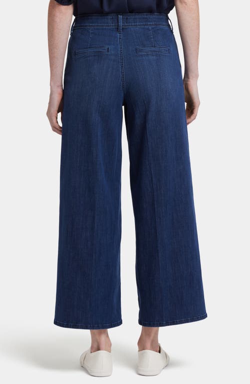 Nydj Mona High Rise Wide Leg Trouser Ankle Jeans In Ibiza Blues In Ibiza Blues