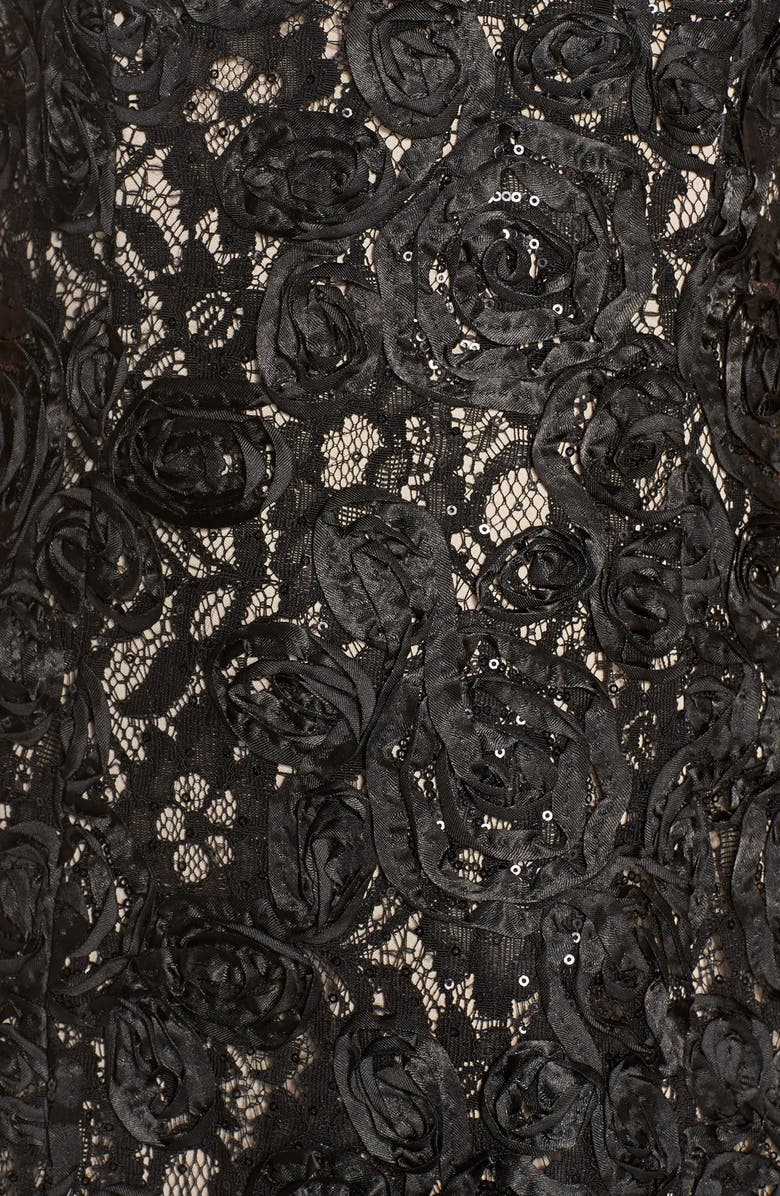 Alex Evenings Embellished Lace A-Line Evening Gown, Alternate, color,