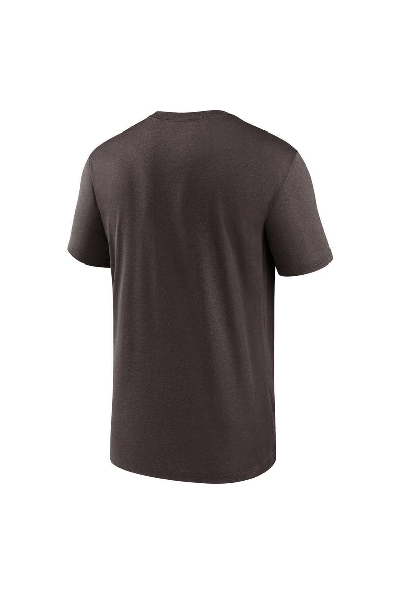 Men's Nike  Brown Cleveland Browns Legend Logo Performance T-Shirt, Alternate, color, Brown