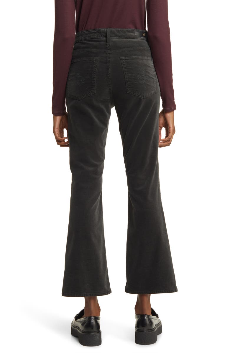 AG Farrah High Waist Crop Bootcut Velvet Pants, Alternate, color, 