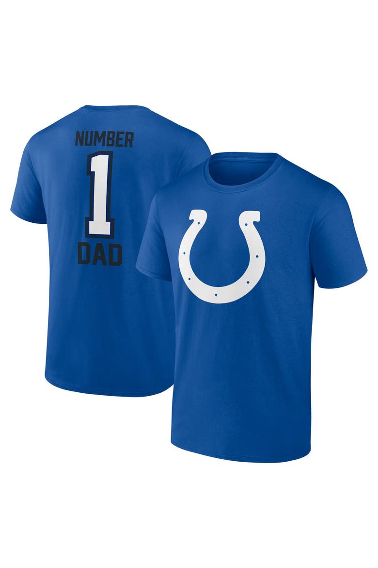 Men's Fanatics Branded Royal Indianapolis Colts Father's Day T-Shirt, Main, color, Royal