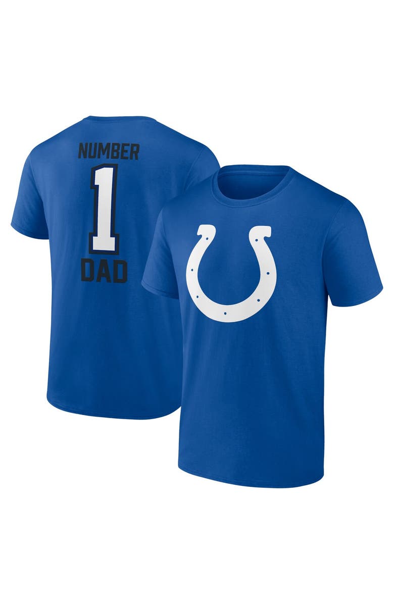 FANATICS Men's Fanatics Branded Royal Indianapolis Colts Father's Day T-Shirt, Main, color, Royal