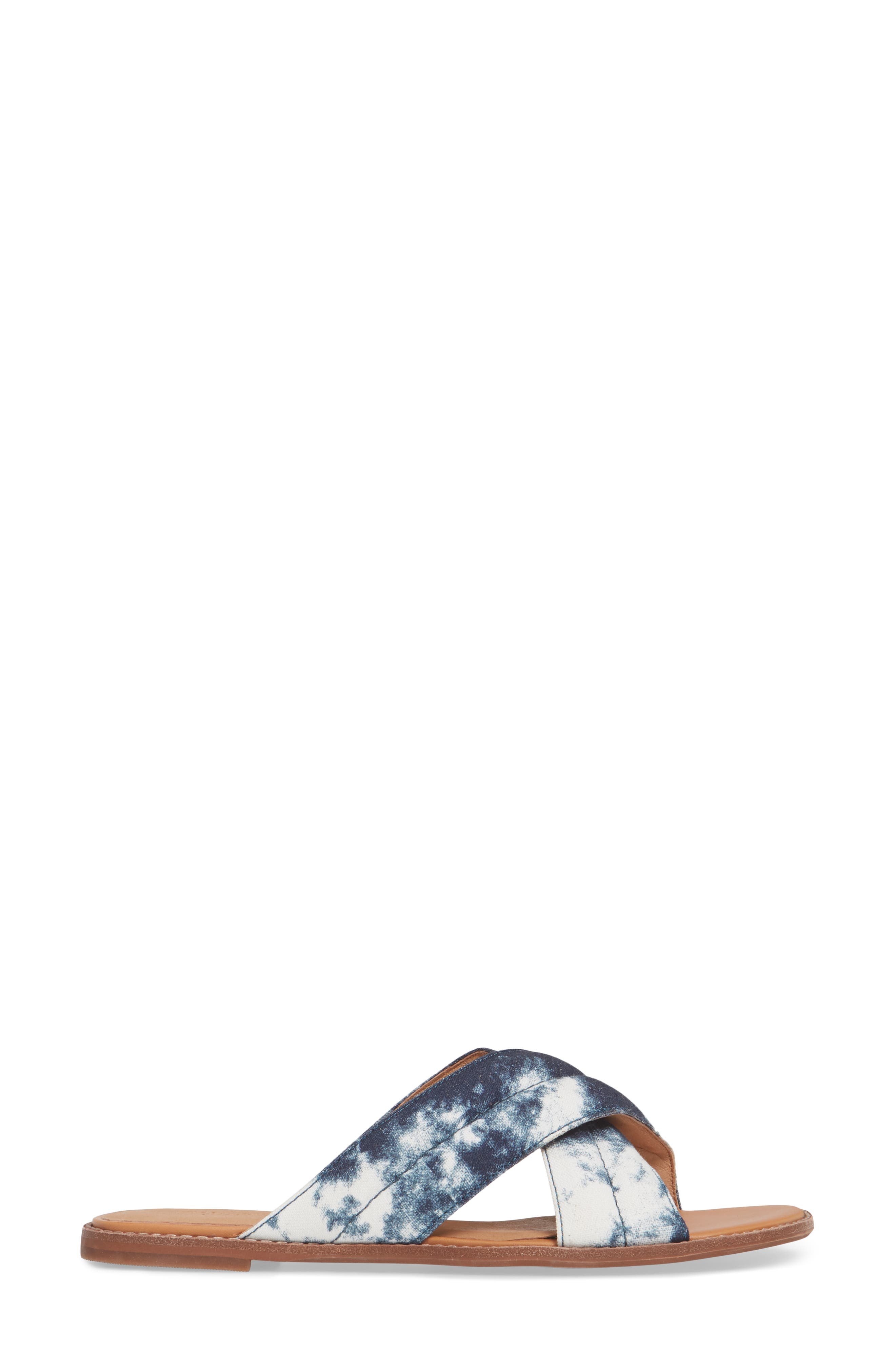 The Skyler Slide Sandal, Alternate, color, TYE DIE PRINT