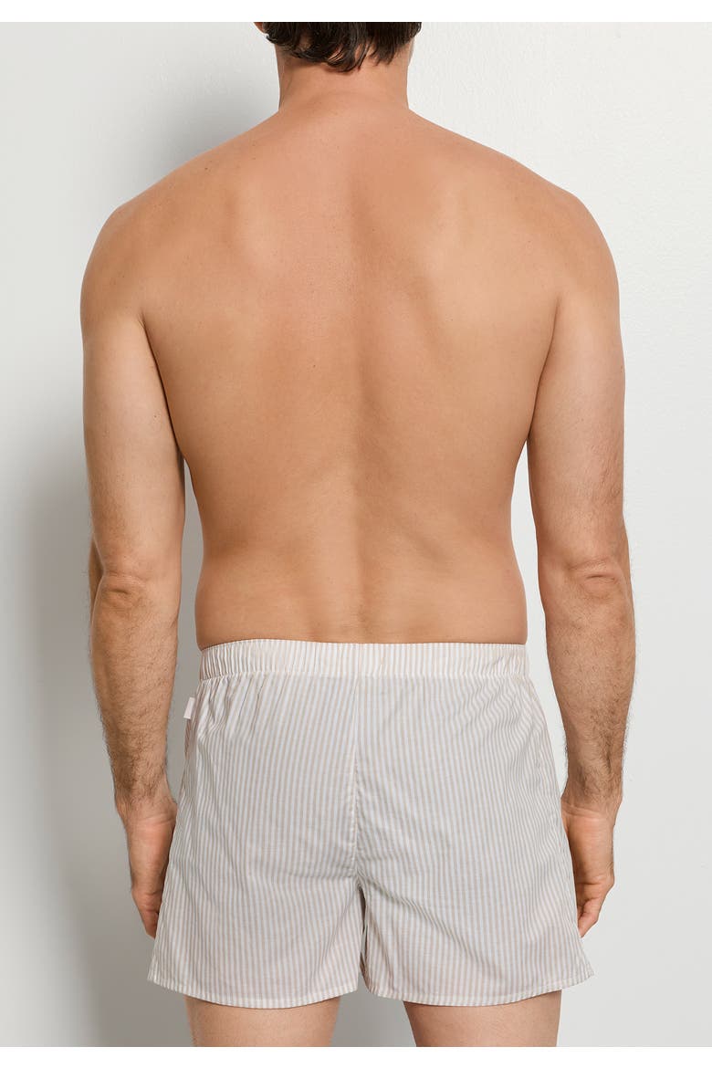 Fancy Woven Cotton Boxer, Alternate, color, Sandy Lines
