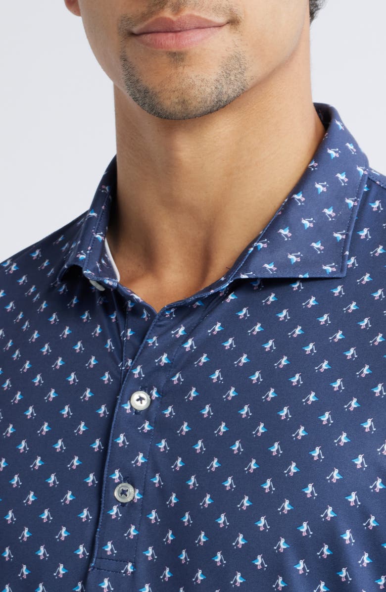 johnnie-O For the Birdies PREP-FORMANCE Golf Polo, Alternate, color, Navy