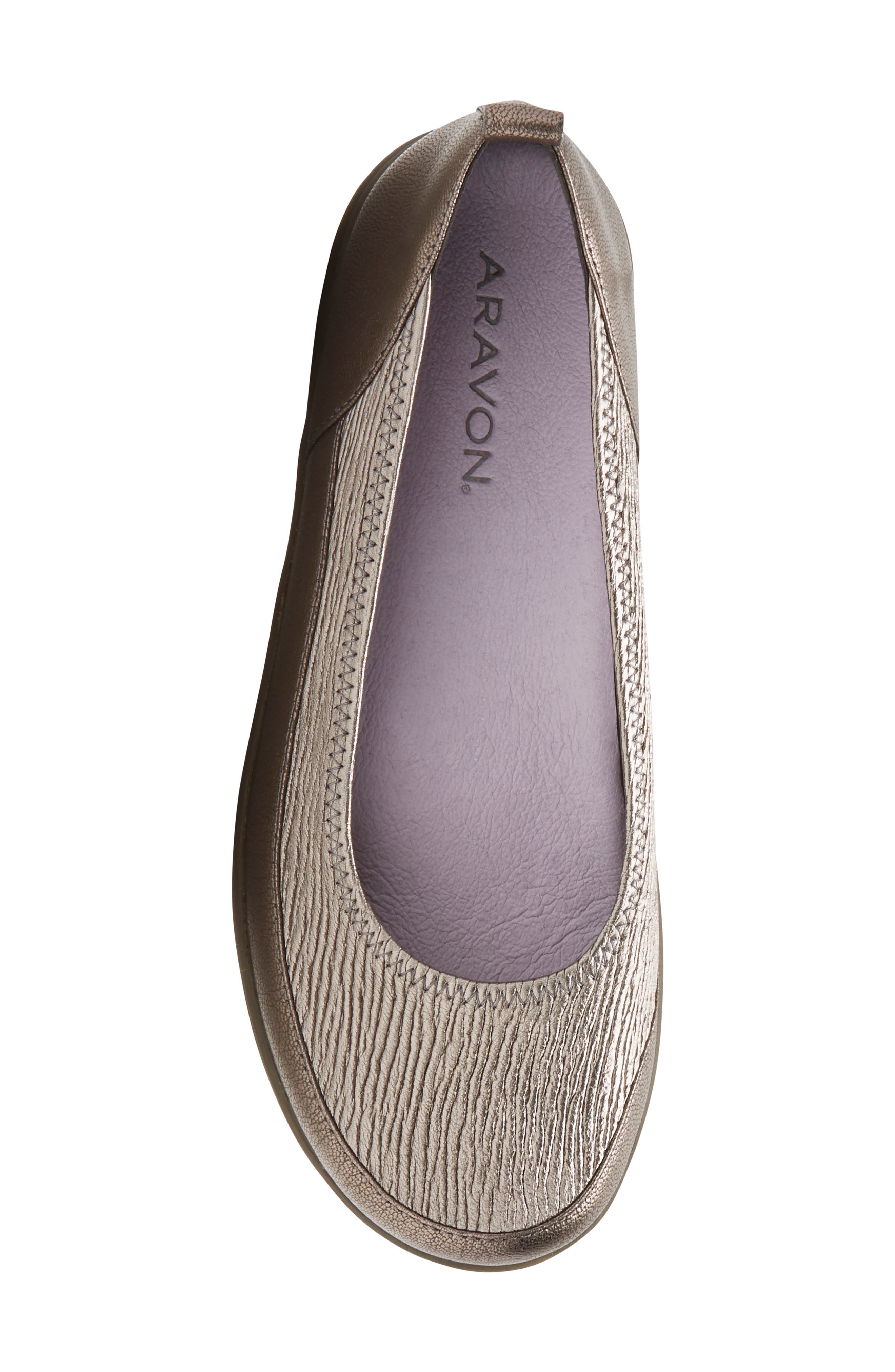 Quinn Flat, Alternate, color, PEWTER LEATHER