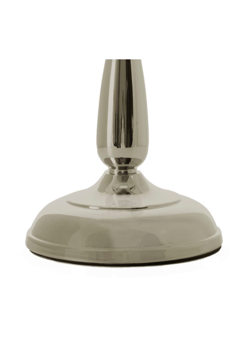 Lighted Makeup Mirror with 10X/1X Magnification & Touch Base Controls, Alternate, color, Polished Nickel