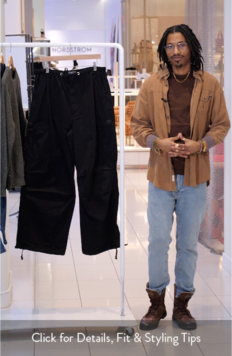 Oversize Military Cargo Pants, sales video thumbnail