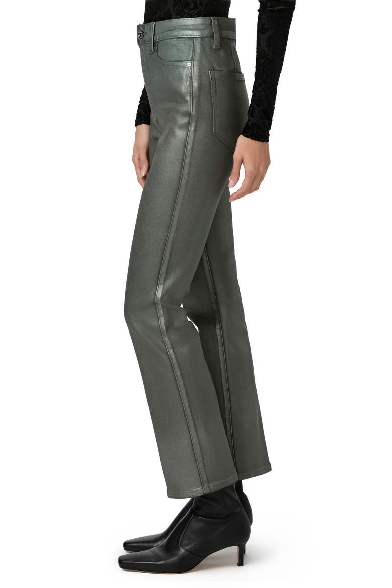 Claudine Coated High Waist Ankle Flare Jeans, Alternate, color, MYSTGRLXCO