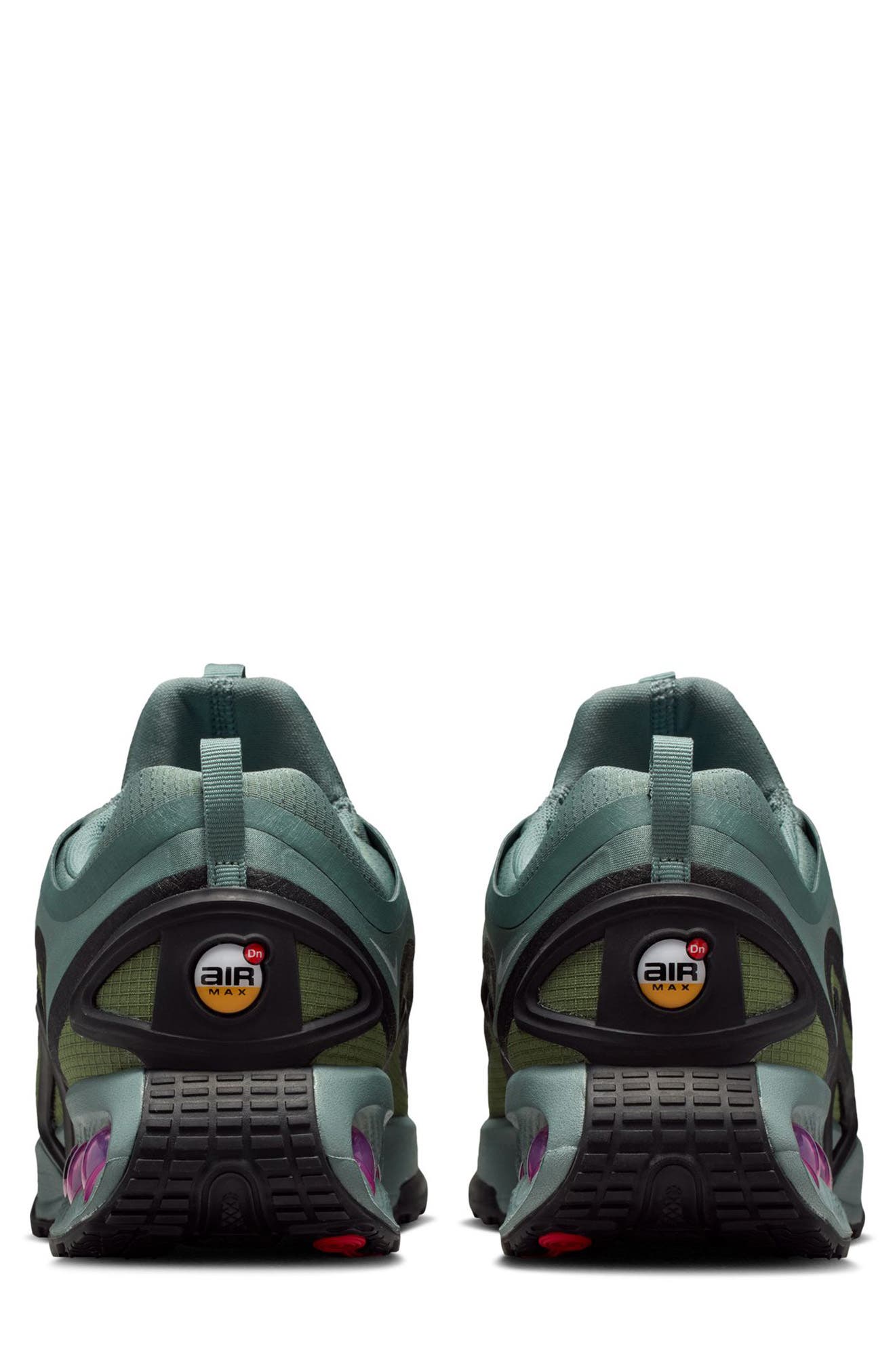 Nike Air Max Dn Roam Waterproof Sneaker, Alternate, color, Clay Green/ Fire Pink/ Olive