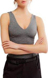 FP Movement by Free People FP Movement Never Better Heather Crop Top