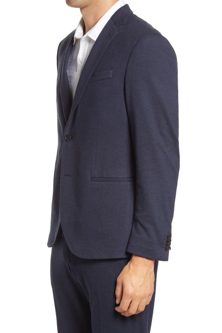 Norwin Slim Fit Solid Stretch Sport Coat, Alternate, color, NAVY