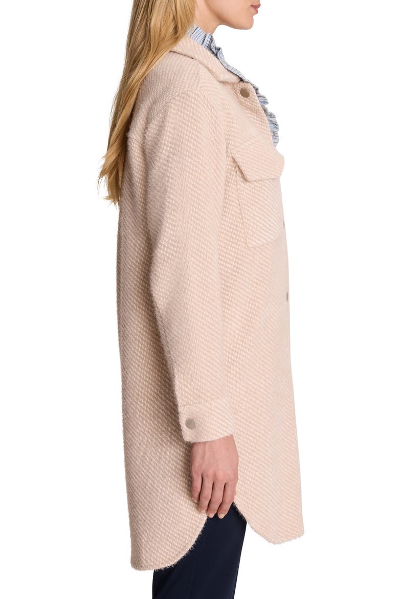 Cozy Twill Jacquard Knit Shirt Jacket, Alternate, color, NEUTRAL MULTI