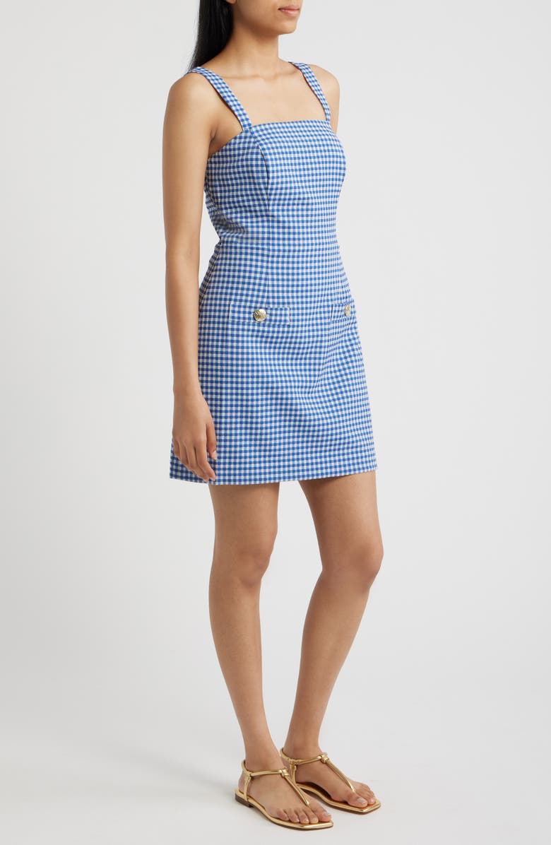 Lilly Pulitzer<sup>®</sup> Veda Sleeveless Skirted Romper, Alternate, color, Starlight Navy