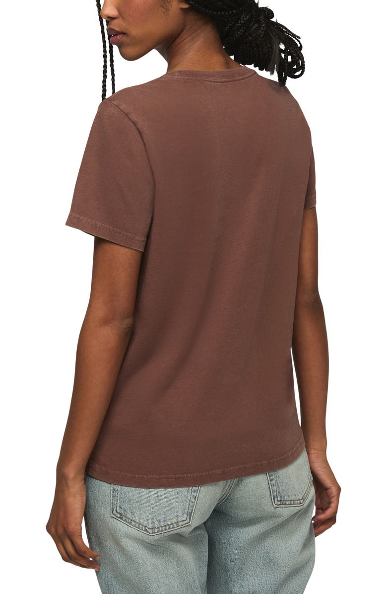 Lucky Brand Embellished Hamsa Crewneck T-Shirt, Alternate, color, Brown Stone