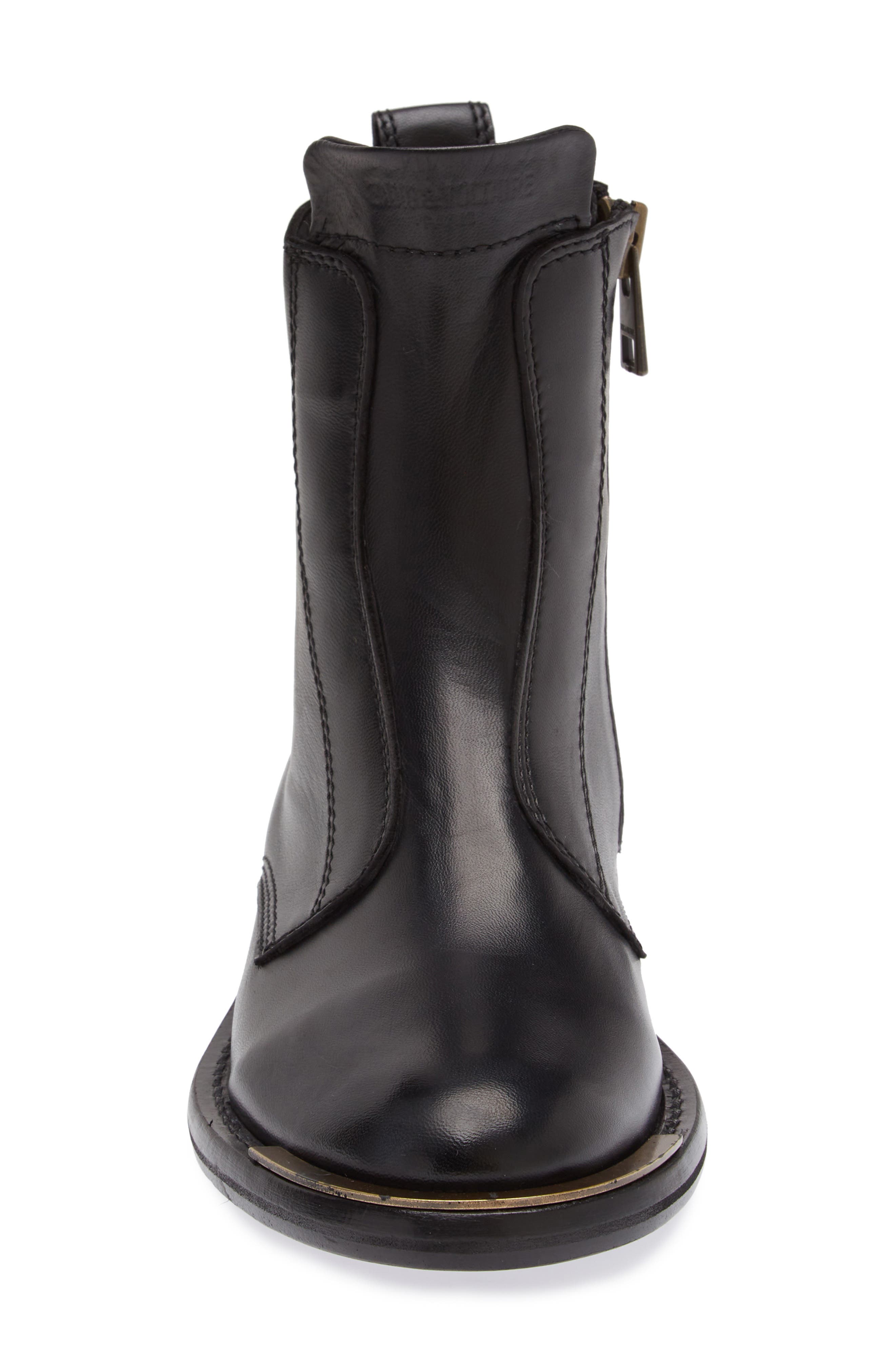 Zadig & Voltaire Laureen Bootie, Alternate, color, Noir
