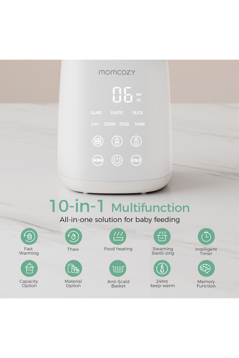 Baby Bottle Warmer MW01, Alternate, color, White
