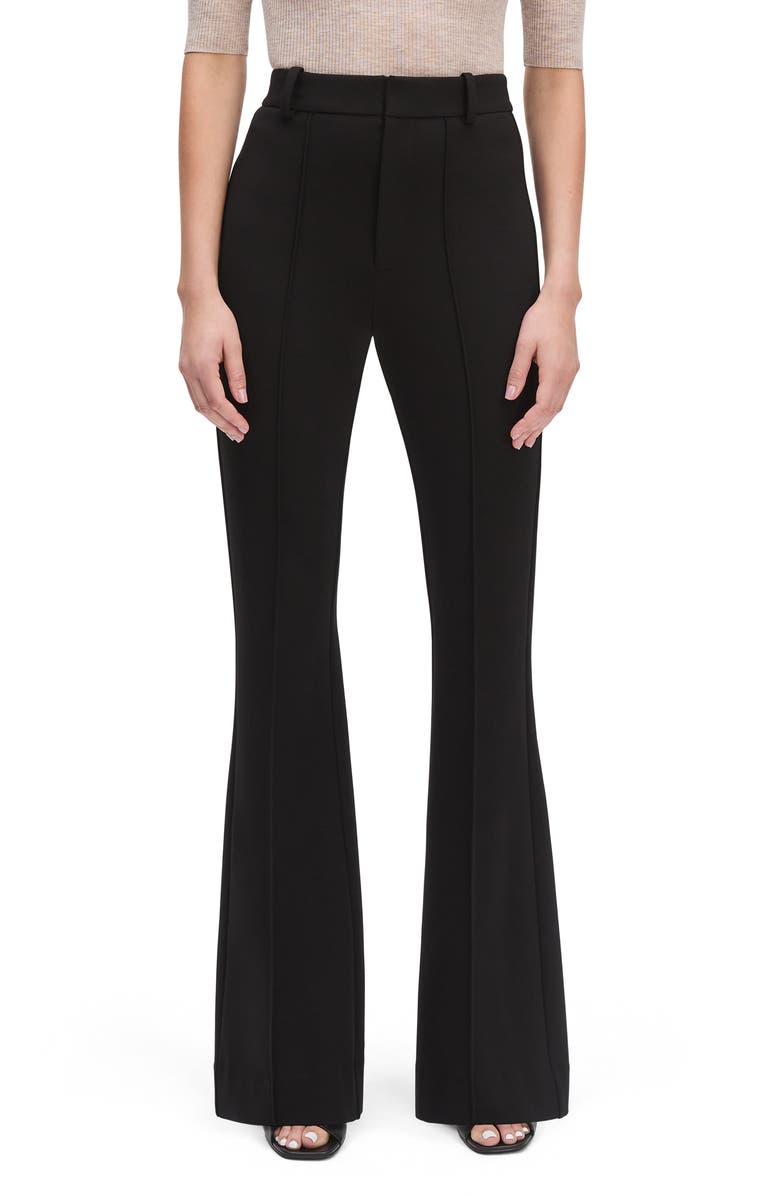 Favorite Daughter Seamed Flare Pants, Main, color, Black