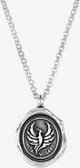Dower & Hall Men's 'Fly High' Phoenix Talisman Necklace