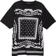 Dolce&Gabbana Bandana Print Cotton T-Shirt