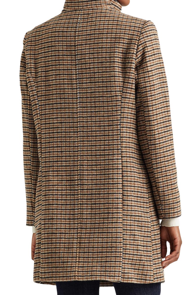 Lauren Ralph Lauren Wool Blend Balmacaan Coat, Alternate, color,