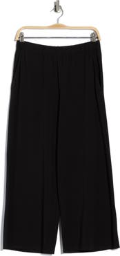 Eileen Fisher Pull-On Crop Wide Leg Pants