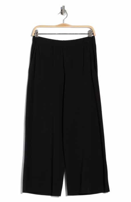 Eileen Fisher Pull-On Crop Wide Leg Pants