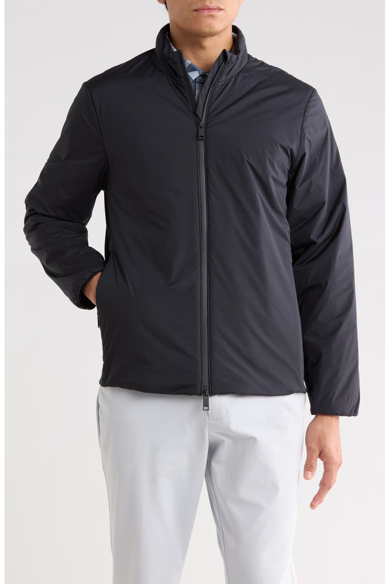 The Maverick Hybrid Stretch Golf Jacket, Main, color, ONYX