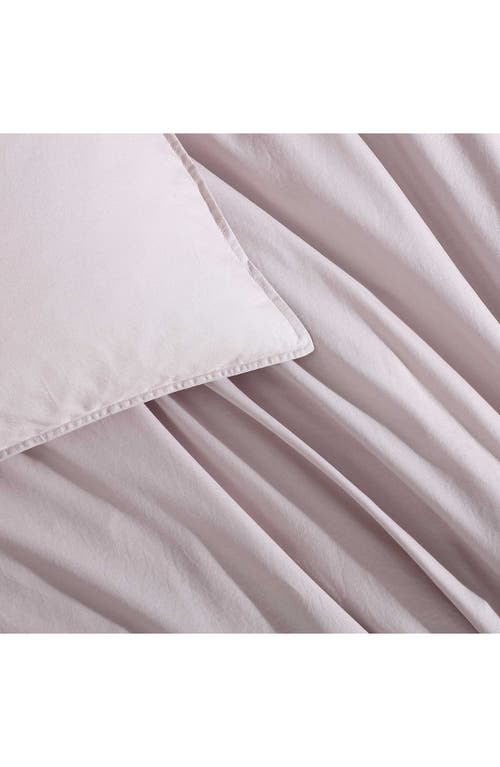Calvin Klein Washed Percale Comforter & Sham Set In Petal Pink