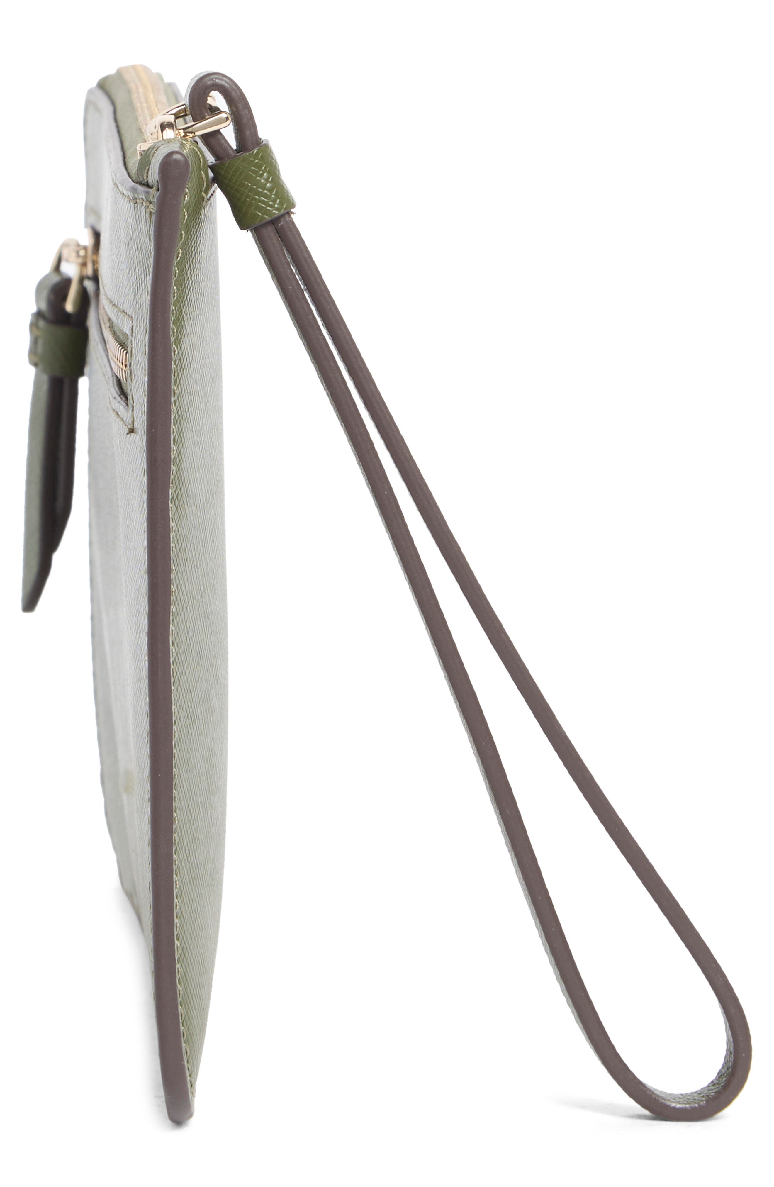 cameron medium wristlet, Alternate, color, ENCHANTED GREEN