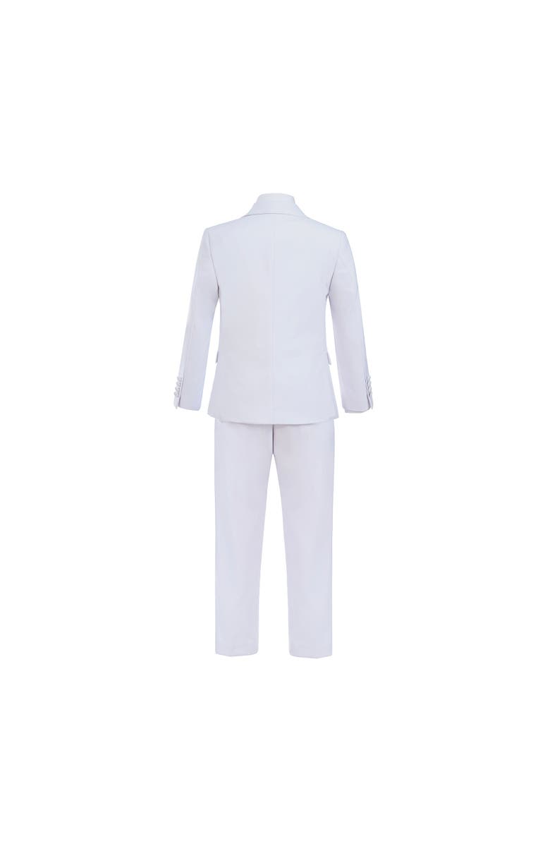 MOUSTACHE Peak Lapel Suit, Alternate, color, White