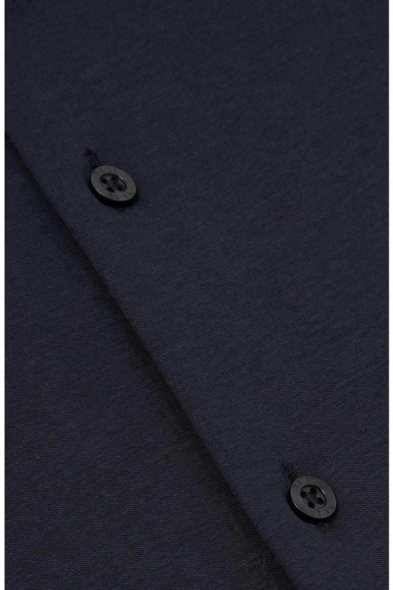 Duke Air-Water Slim Fit Knit Button-Up Shirt, Alternate, color, NAVY