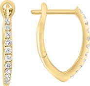 EFFY Diamond Huggie Hoop Earrings