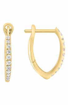 EFFY Diamond Huggie Hoop Earrings