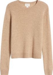 Caslon® Cashmere Crewneck Sweater